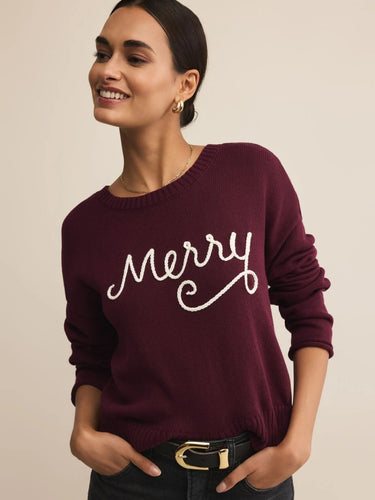 Z Supply Merlot Sienna Merry Sweater