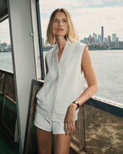 Load image into Gallery viewer, Varley Ivory Marl Vicky Button Gilet