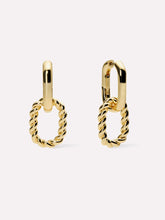 Load image into Gallery viewer, Ana Luisa Double Hoop Earrings- Ash Double
