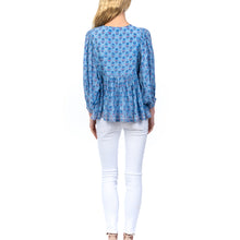 Load image into Gallery viewer, Light Blue Printed Wilyn Blouse
