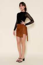 Load image into Gallery viewer, Black Shirring LS Bodysuit