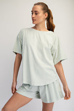 Load image into Gallery viewer, Soft Mint Washed Cotton Short Set