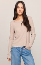 Load image into Gallery viewer, Z Supply Junie LS Tee Heather Ash