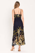 Load image into Gallery viewer, Deep Purple Floral Maxi Dress