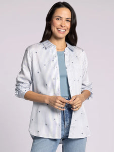 Daisy Stripe Bae Shirt