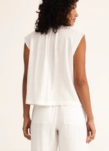 Load image into Gallery viewer, Z Supply White Cliffside V-Neck Airy Top
