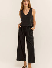 Load image into Gallery viewer, Z Supply Black Scout Jersey Flare Pant