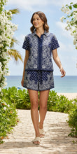 Load image into Gallery viewer, Blue Paisley Aurelia Shorts