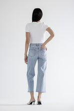 Load image into Gallery viewer, Grizzlies Blue HR Wide Leg Embellished Jeans