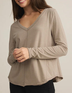 Z Supply Pebble Moon Vail LS Tee
