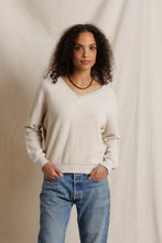 Load image into Gallery viewer, Perfect White Tee WhiteCap Grey Ziggy V-Neck