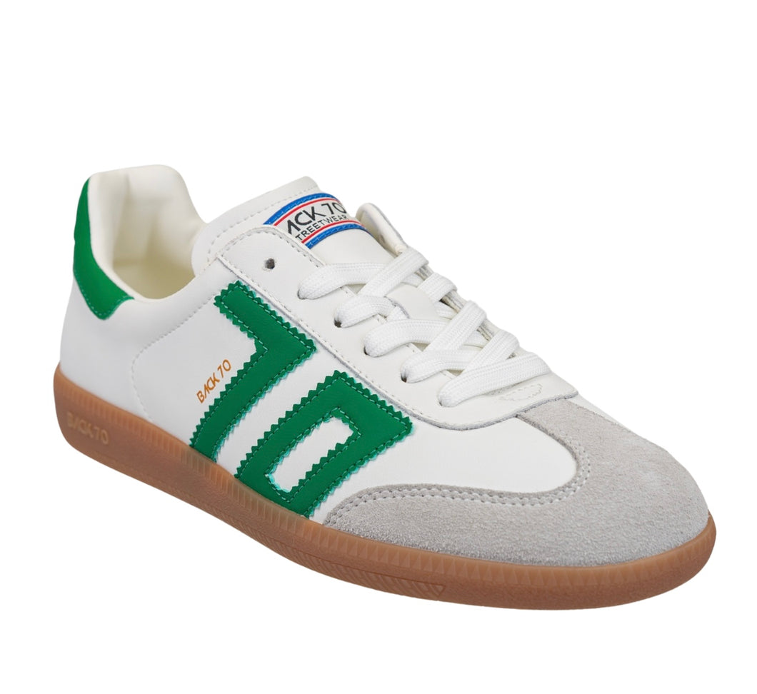 Back 70 Cloud Sneaker-White/Green