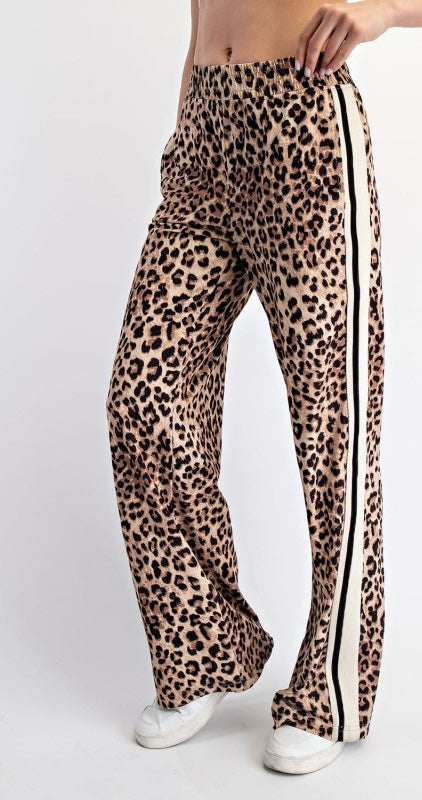 Brown/Black Leopard Pant