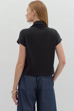 Load image into Gallery viewer, Knit Mock Neck SS Top