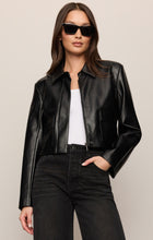 Load image into Gallery viewer, Z Supply Black Ainsley Leather Jacket