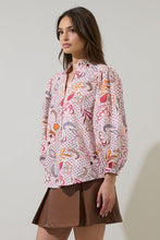 Load image into Gallery viewer, Cream Multi Colored Floral Top