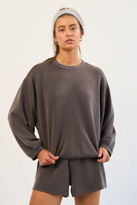 Charcoal Mist Scuba Modal Set