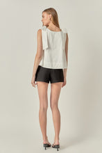 Load image into Gallery viewer, White Bow Slvls Top