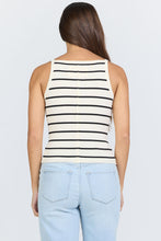Load image into Gallery viewer, DJD Moira Tank Cream/Black