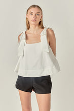 Load image into Gallery viewer, White Bow Slvls Top