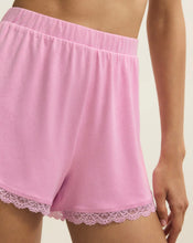 Load image into Gallery viewer, Z Supply Pink Crush Amour Lace Trim PJ Shorts