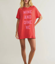 Load image into Gallery viewer, Z Supply Wine &amp; Dine Night Shirt