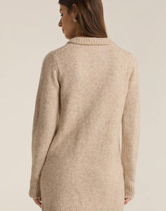 Z Supply Light Oatmeal Redford Sweater Dress