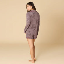 Load image into Gallery viewer, Softies Wild Driftwood Aria LS/ Shorts PJ Set