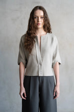 Load image into Gallery viewer, Cloudy Gray 2 Button SS Cardigan