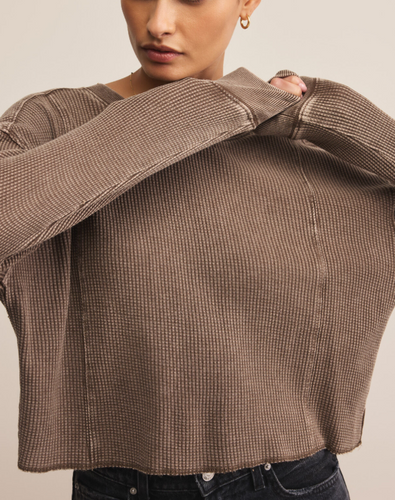 Z Supply Angel Mini Thermal Top-Suede