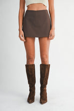 Load image into Gallery viewer, Chocolate Brown HW Skort