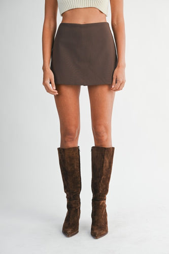 Chocolate Brown HW Skort