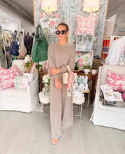 Load image into Gallery viewer, Ash Modal Soft Sweatshirt + Wide Pant Set