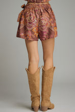 Load image into Gallery viewer, Terra Cotta Printed Skort