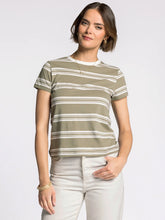 Load image into Gallery viewer, Soft SS Tee Green/Ivory