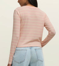 Load image into Gallery viewer, Z Supply Washed Pink Ferris Henley Striped Top