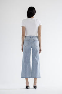 Grizzlies Blue HR Wide Leg Embellished Jeans