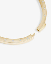 Load image into Gallery viewer, Melinda Maria Ashley Lock Cuff 6mm- Gold/White