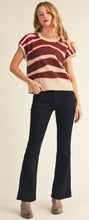 Load image into Gallery viewer, Oatmeal Zebra Print SS Sweater Top