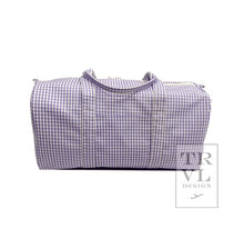 Load image into Gallery viewer, TRVL-Weekender Gingham Lilac