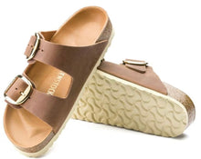 Load image into Gallery viewer, Birkenstock Arizona Big Buckle Cognac Leather