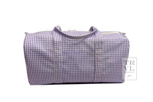 Load image into Gallery viewer, TRVL-Weekender Gingham Lilac