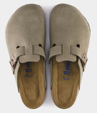 Load image into Gallery viewer, Birkenstock Boston Suede Clog Sandal in Taupe