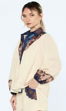 Load image into Gallery viewer, Cream Multi Print Engineer Button Down Blouse