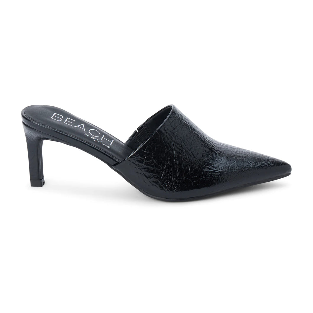 BEACH Matisse Garret Black Heel Slide