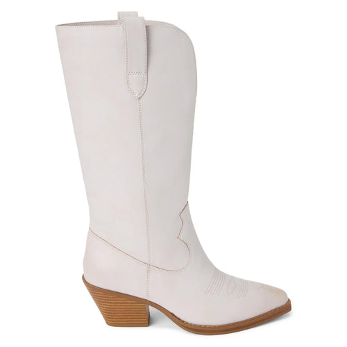 BEACH Bodhi Western Boot in Bone