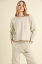 Load image into Gallery viewer, Color Contrast Knit Cross Back Sweater