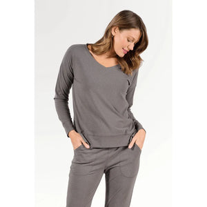 Faceplant Soft Grey Lounge Pullover