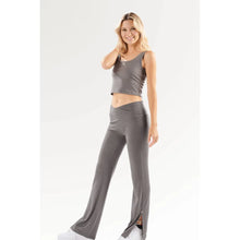 Load image into Gallery viewer, Faceplant Soft Grey Flared Leggings