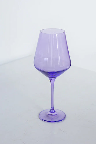Estelle Stemware Wine Glass-Lavender